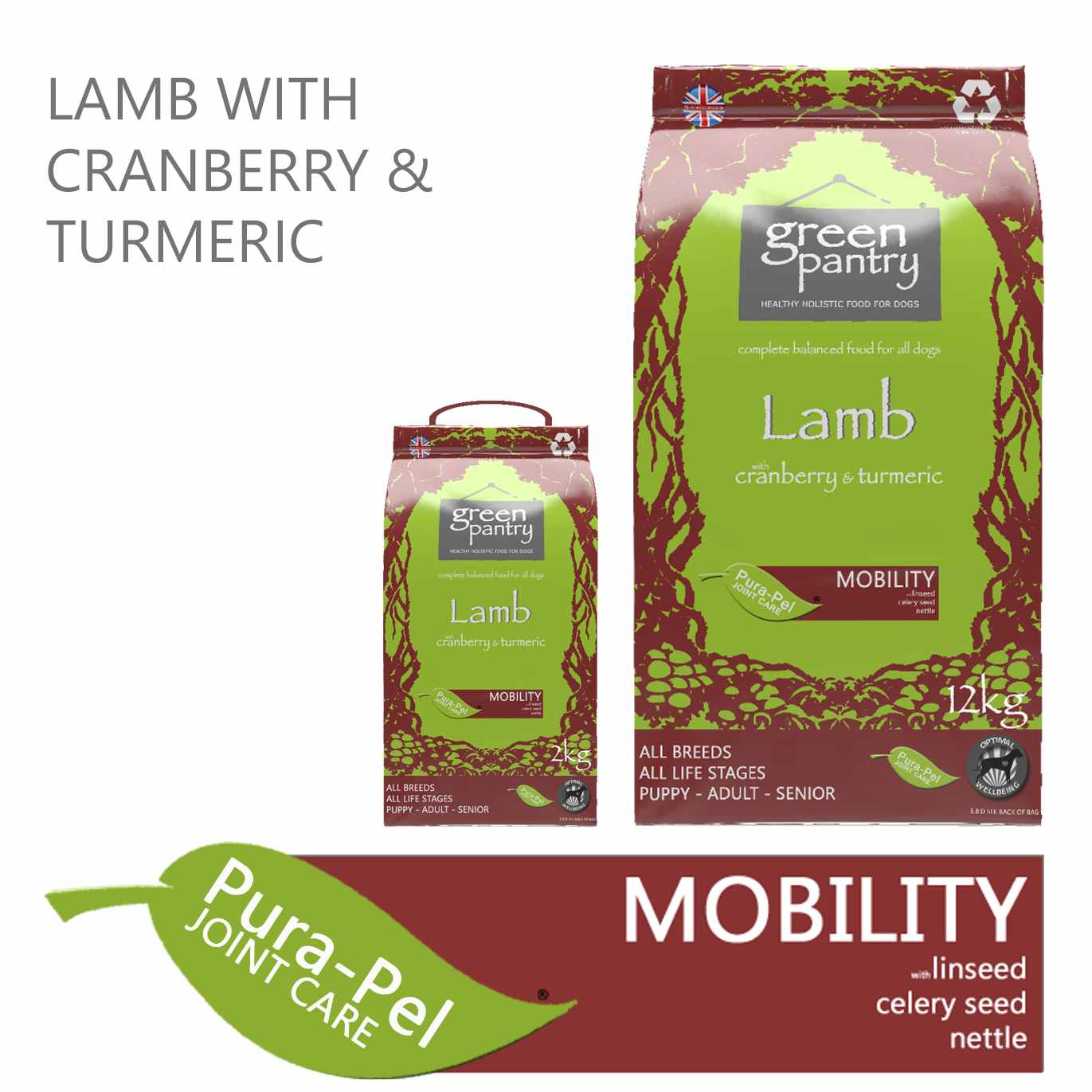 Green Pantry Lamb, Cranberry & Tumeric Adult