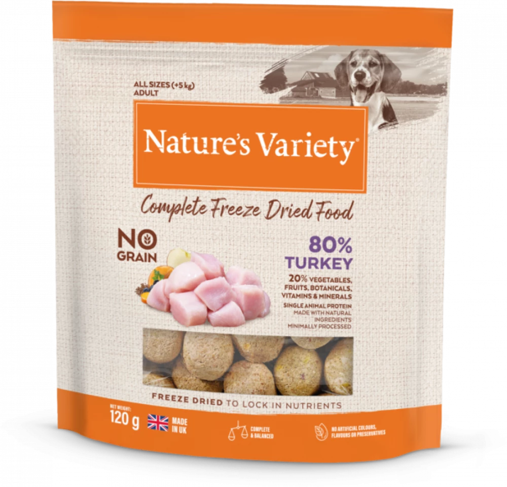 Nature's Variety Complete Dinner Turkey Adult All Sizes 120g